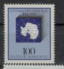 18181 - Germania Occidentale - serie completa nuova: 20anniversario del trattato sull Antartico