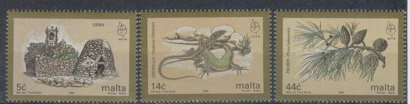 18504 - Malta  - serie completa nuova: flora e fauna di Malta