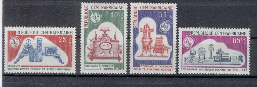 18641 - Centrafrica - serie completa nuova: Centanario dell UIT