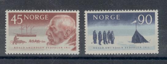 19224 - Norvegia - serie completa nuova: 50 anniversario dell impresa di Amundsen