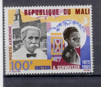 19226 - Mali - serie completa nuova: Dottor A. Schweitzer