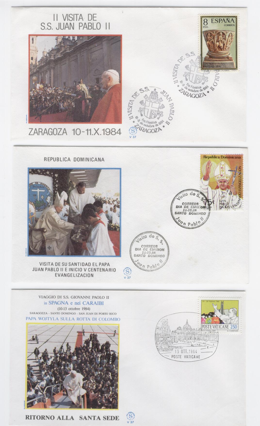 19654 - Viaggio di S.S. Giovanni Paolo II in Spagna e Rep. Dominicana 1984