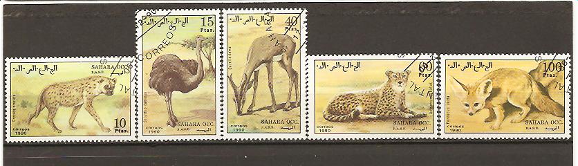 21571 - Sahara - serie completa usata: Animali selvatici