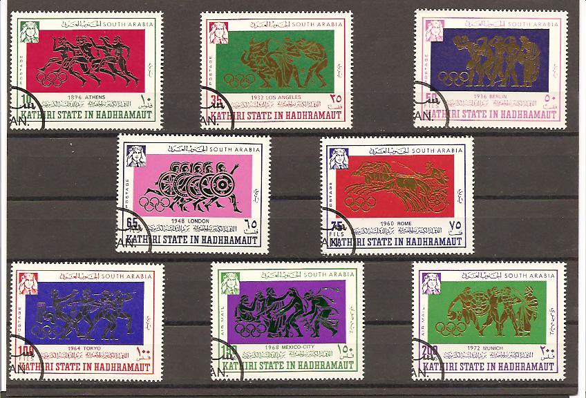 22127 - Kathiri  - serie completa usata: storia delle Olimpiadi - Giochi Olimpici di Monaco 1972