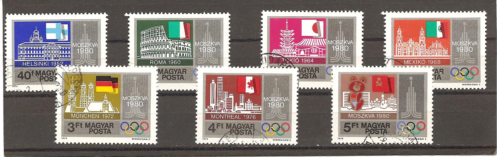 22538 - Ungheria - serie completa usata: Olimpiadi di Mosca 1980