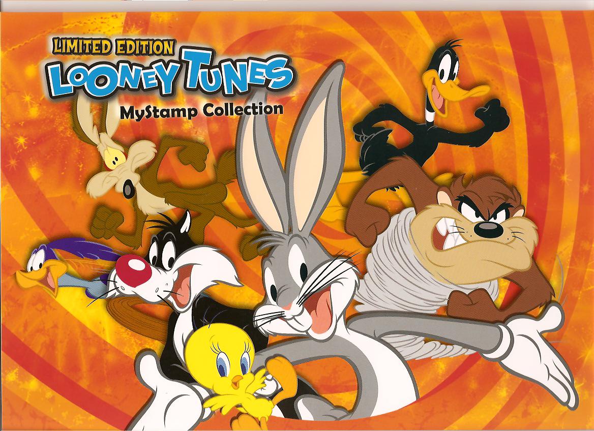 23920 - Singapore - Folder in edizione limitata: Looney Tunes contenente foglietti dei personaggi dei cartoni animati