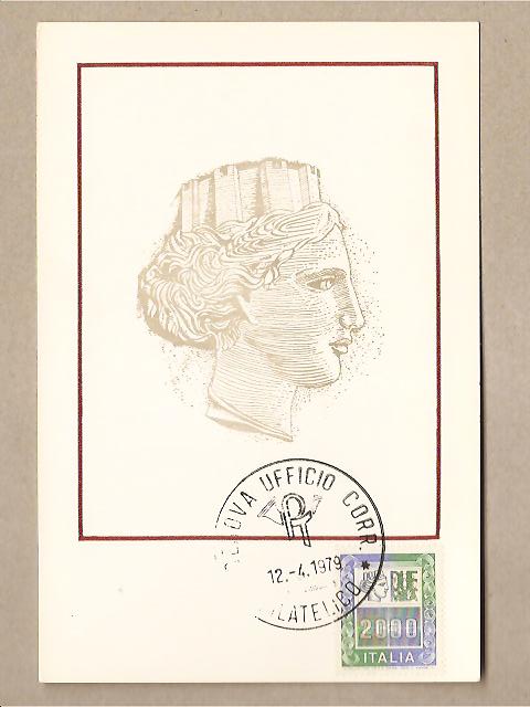 26074 - Italia - cartolina maximum fdc: Alti valori - 2000 -