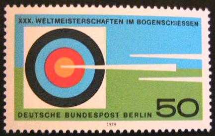 27701 - Berlino - 1979 - Campionati mondiali di tiro con l arco. M. n.599  **
