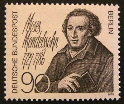 27705 - Berlino - 1979 - 250 anniversario della nascita di Moses Mendelsshon. M. n.601  **