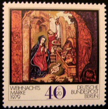 27725 - Berlino - 1979 - Natale. Miniature del Rinascimento. M. n. 613  **