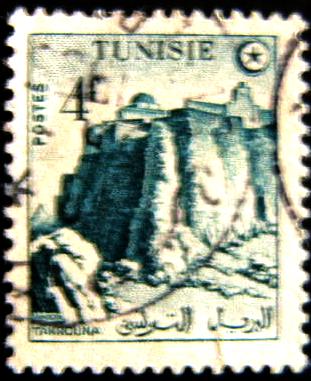 28410 - 1954 - Localit. Takrouna.  Yv.369  us.