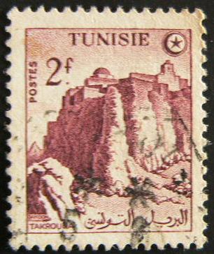 28411 - 1954 - Localit. Takrouna.  Yv.368  us.