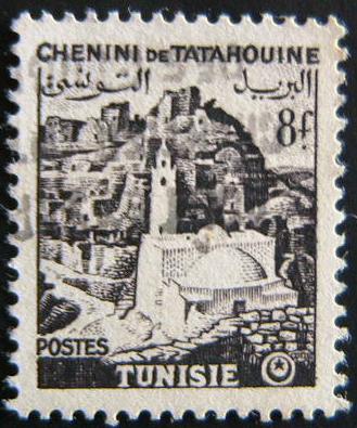 28413 - 1954 - Localit. Chenini di Tatahouine.  Yv.371  us.