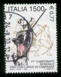 28678 - 2000 - Eur.0,77/L.1500 - Mondiali di tido con arco - usato