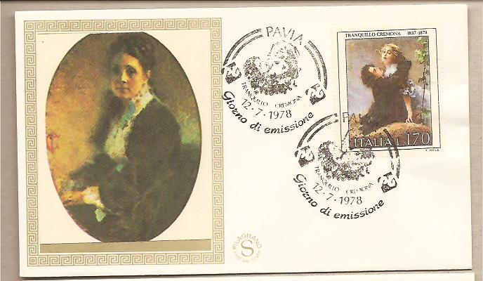 29530 - Italia - busta fdc: Arte italiana - V serie