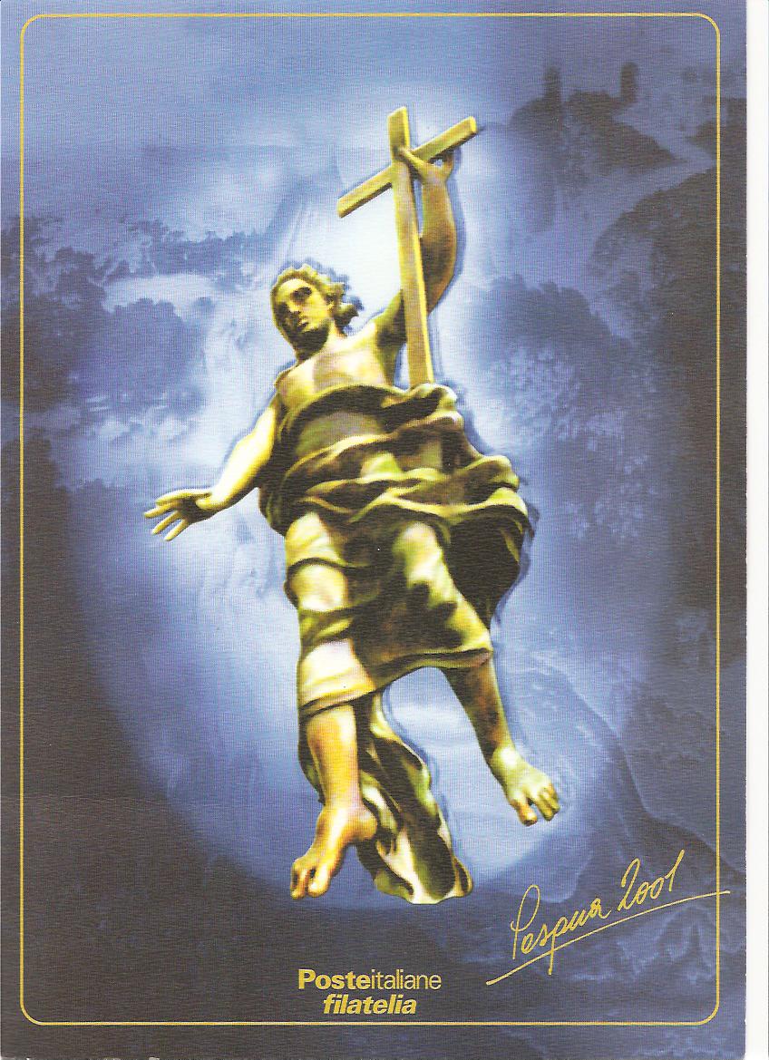 29744 - Italia - folder - Pasqua 2001
