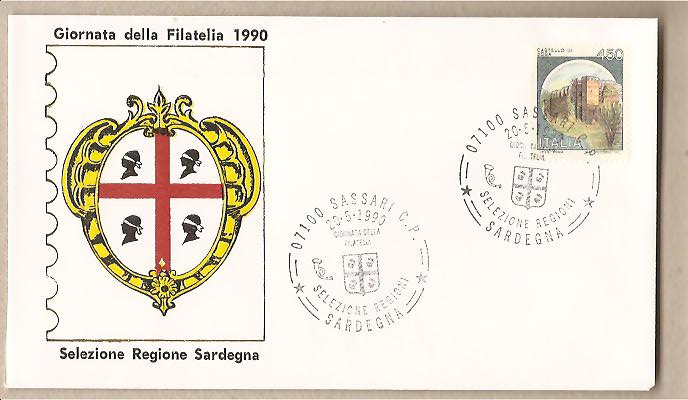 29937 - Italia - busta con annullo speciale: Giornata della filatelia - 1990