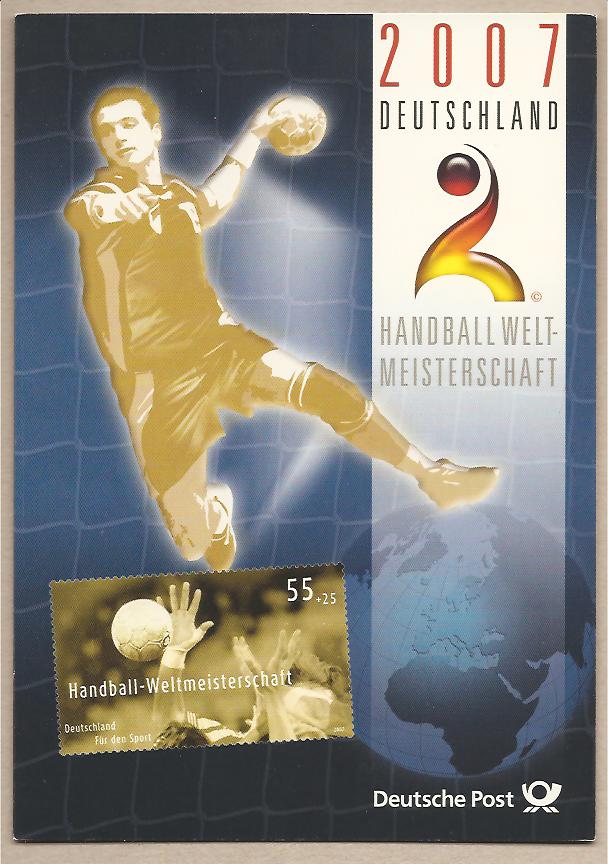 30838 - Germania- -folder: Campionati del Mondo di Pallamano - 2007