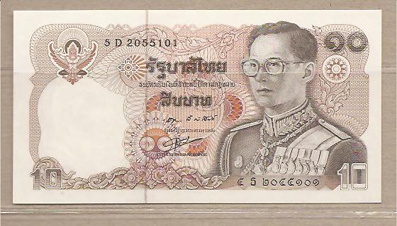 31160 - Thailandia - banconota non circolata da 10 Baht