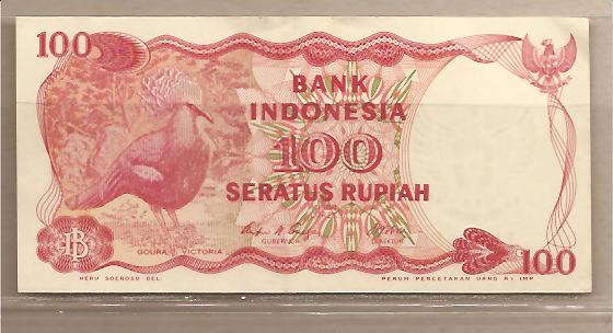 31445 - Indonesia - banconota circolata da 100 Rupie - 1984