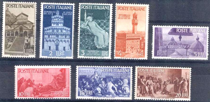 32303 - 1946 Avvento della Repubblica - serie completa - **