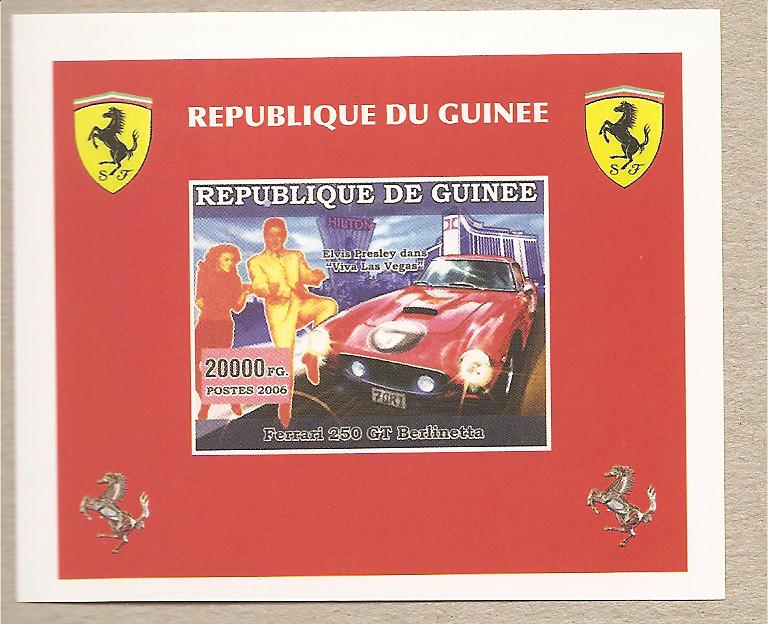 34416 - Guinea - foglietto Prestige nuovo: Ferrario 250 berlinetta - 2006