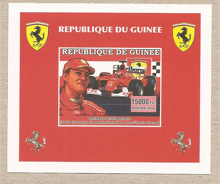 34417 - Guinea - foglietto Prestige nuovo:Michael Schumacher - 2006