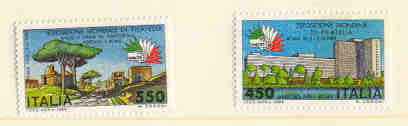 348 - 1984 - Italia 85 L.450 - L.550 (**)
