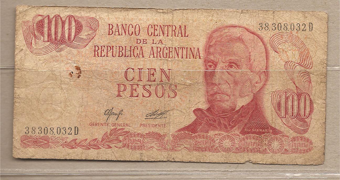 35126 - Argentina - banconota circolata da 100 Pesos
