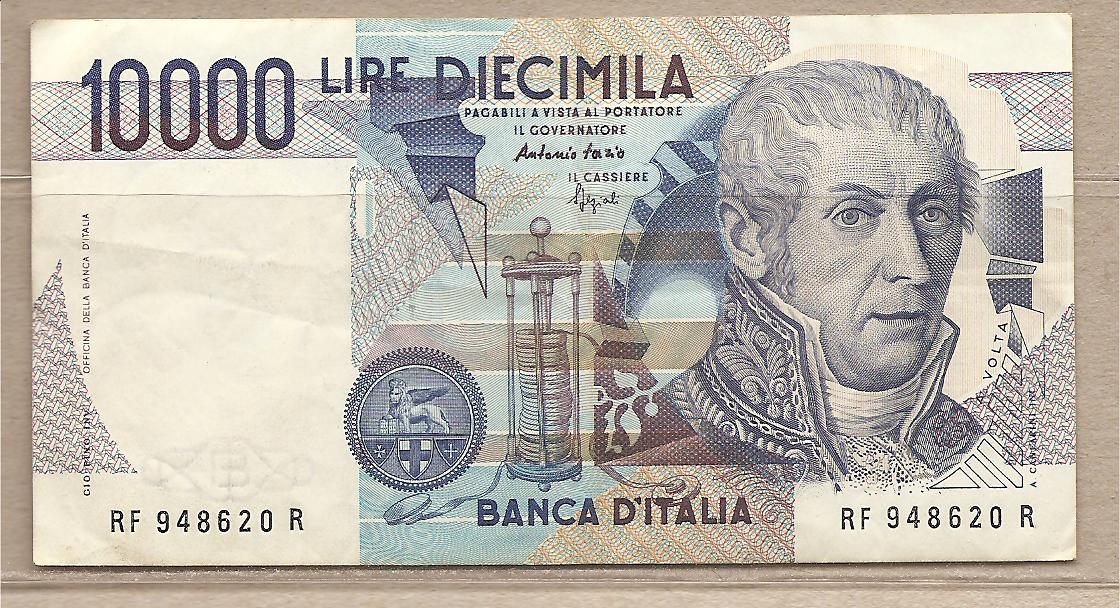 35214 - Italia - banconota circolata da 10.000 Lire - 1984