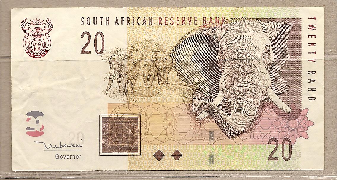 35324 - Sud Africa - banconota circolata da 20 Rand - 2005