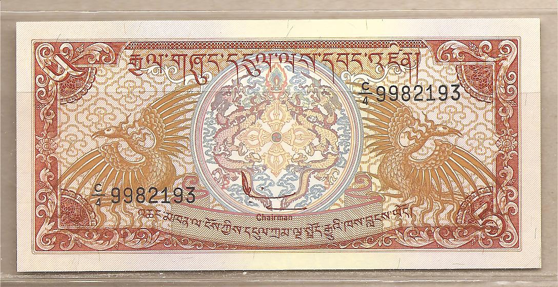 35744 - Bhutan - banconota non circolata da 5 Ngultrum