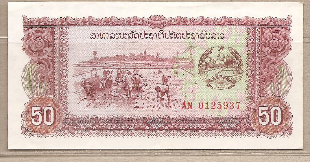 35896 - Laos - banconota non circolata da 50 Kip