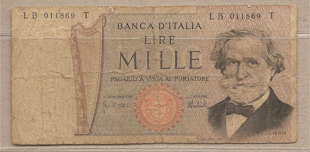 36037 - Italia - banconota circolata da 1000 Lire - 1973