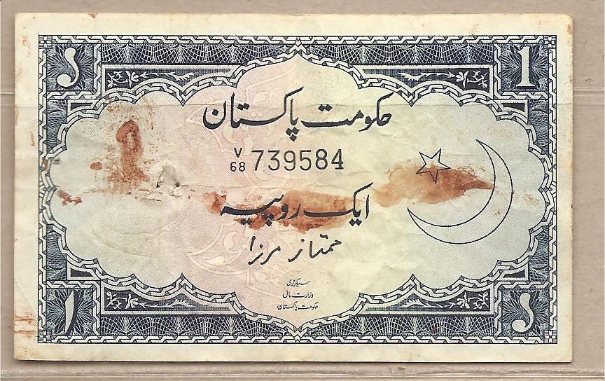 36160 - Pakistan - banconota circolata da 1 Rupia