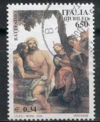 36175 - 2000 - L.650/Eur.0.35 Giubileo Battesimo (Veronese)