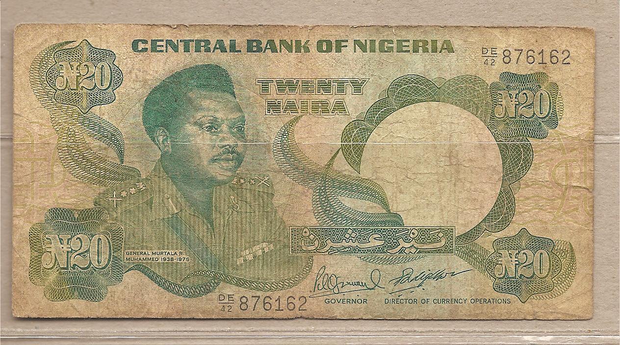 37149 - Nigeria - banconota circolata da 20 Naira