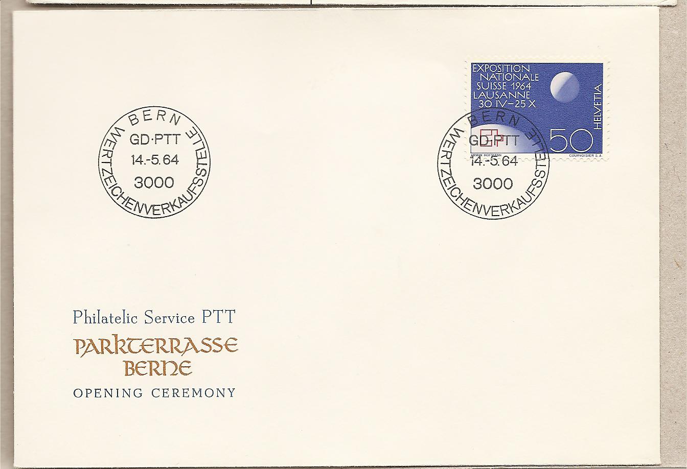 37588 - Svizzera - busta con annullo speciale: Cerimoniadi apertura della esposizione nazionale - 1964