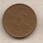 39397 - Finlandia - moneta circolata da 5 Penni - 1975