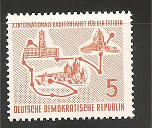 39534 - DDR - serie completa nuova linguellata: Michel n568 - 1957 * G