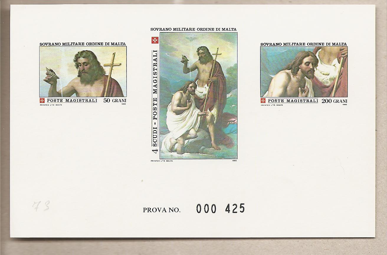 40249 - SMOM - prova di stampa serie 216/8 - 1983