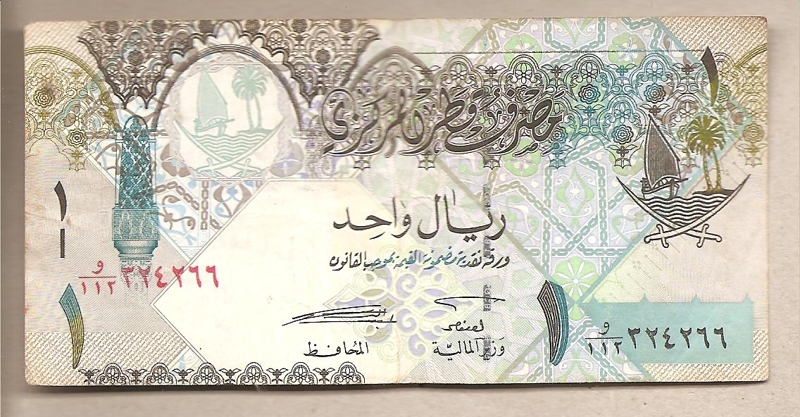 40307 - Qatar - banconota circolata da 1 Riyal