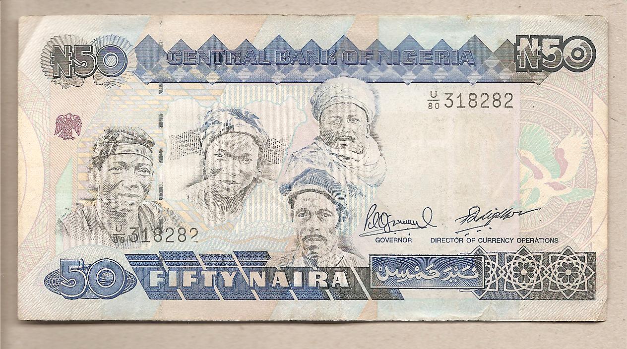 40461 - Nigeria - banconota circolata da 50 Naira