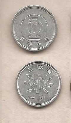 40746 - Giappone - moneta circolata da 1 Yen