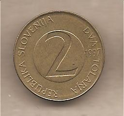 40844 - Slovenia - moneta circolata da 2 Talleri - 1997