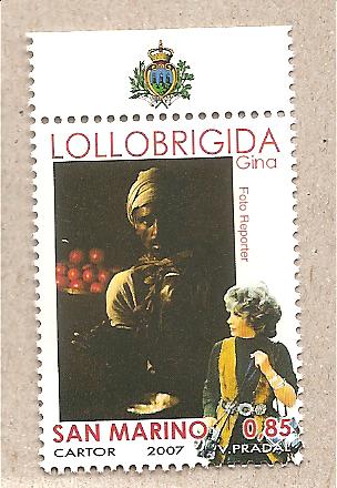 40855 - San Marino - f.bollo nuovo: Gina Lollobrigida - 2007