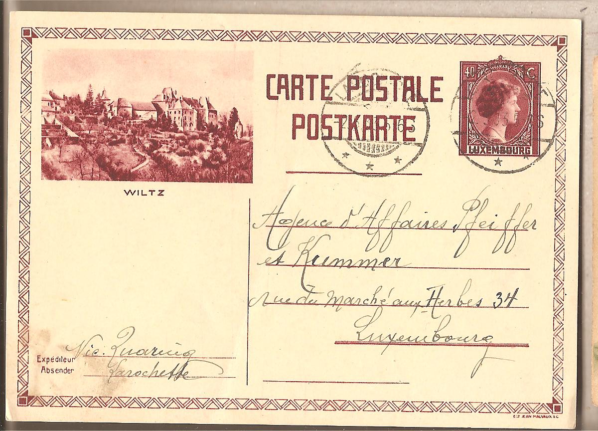 41436 - Lussemburgo - cartolina postale usata  Wiltz