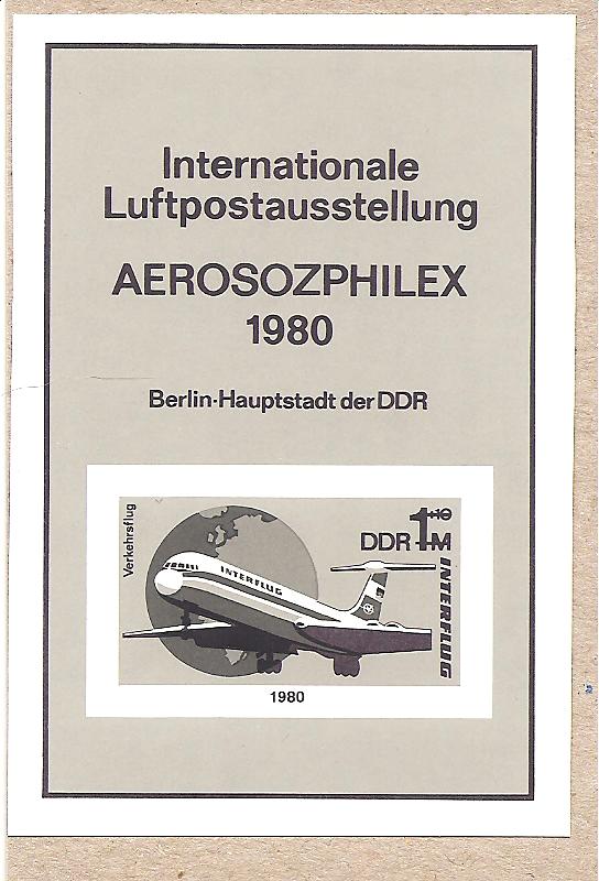 41499 - DDR - prova di stampa serie BF59 Michel - 1980
