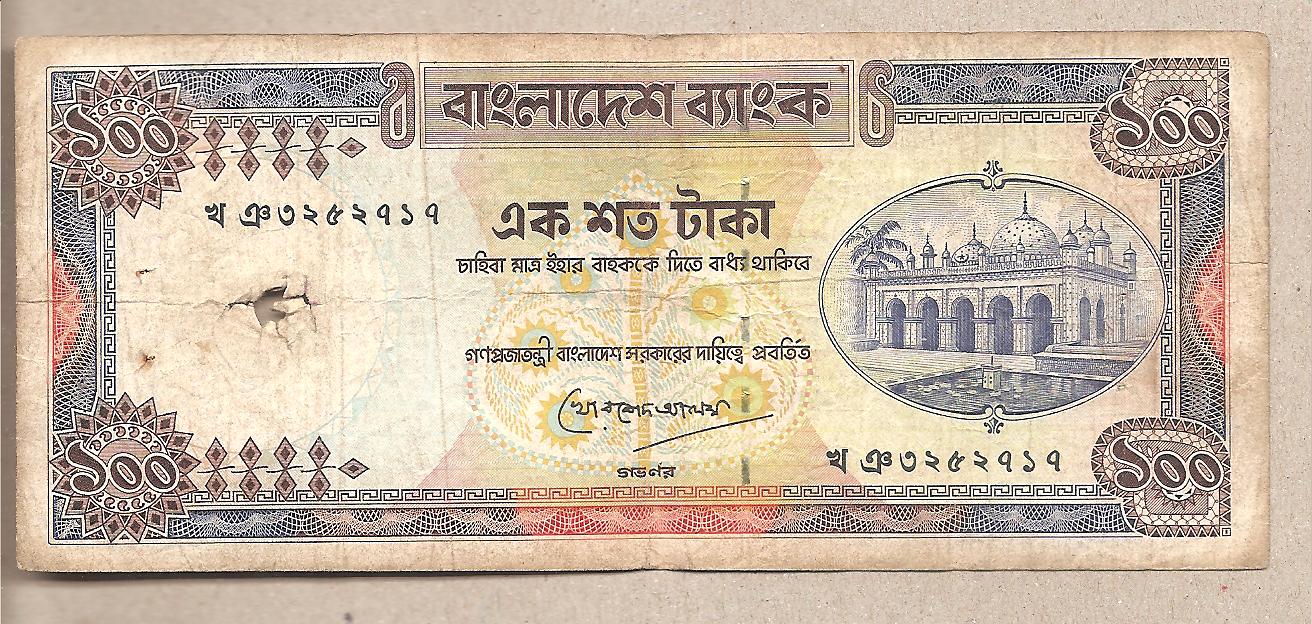 41807 - Bangladesh - banconota circolata da 100 Taka - 1983