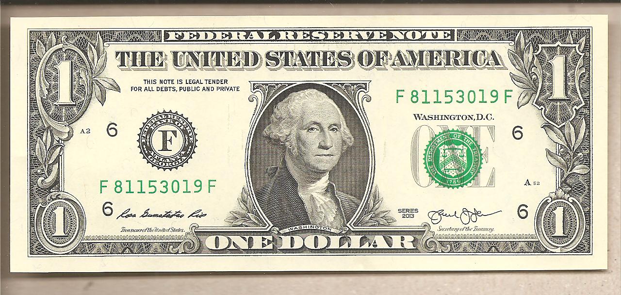 41946 - USA - banconota non circolata FDS da 1 Dollaro  Atlanta - Georgia - 2013